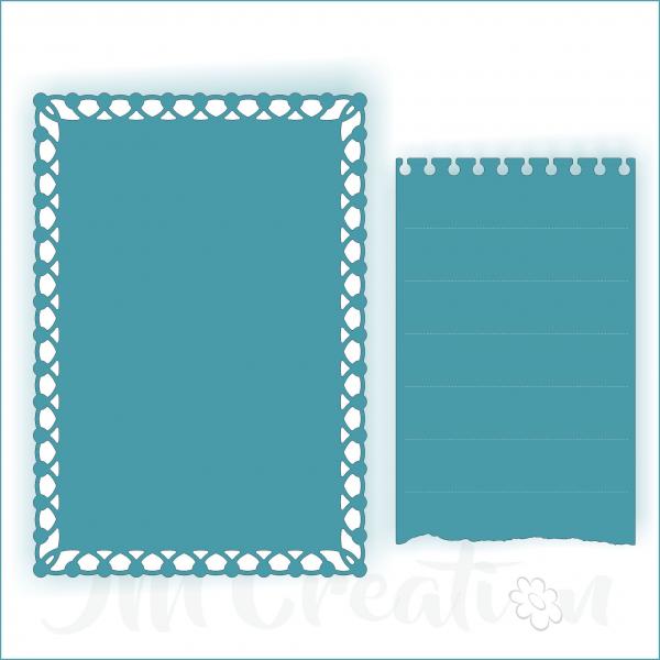 Flechtrahmen - Stanzschablone